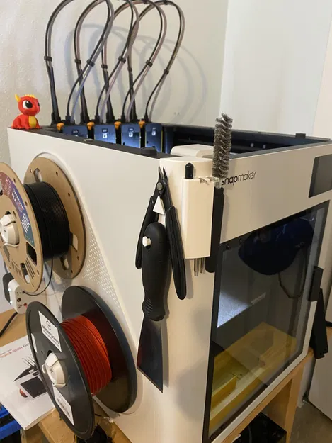 Giá treo dụng cụ Snapmaker U1 (tool holder) gắn hông, không cần ốc - Image 2