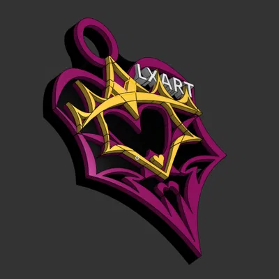 Móc khóa - Mắt X Nữ hoàng Cơ theo phong cách Gothic