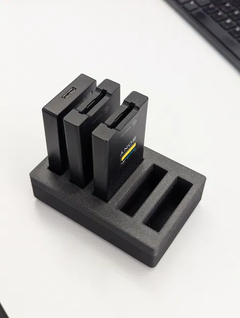 Giá đỡ Gridfinity cho đầu đọc thẻ Sony CFExpress và XQD - Image 1