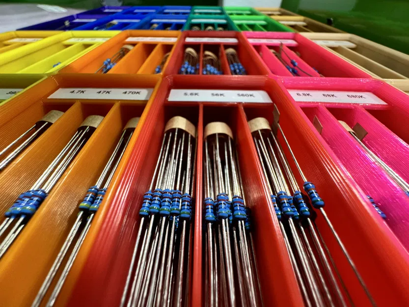 Khay điện trở xếp chồng cho Gridfinity - Image 3