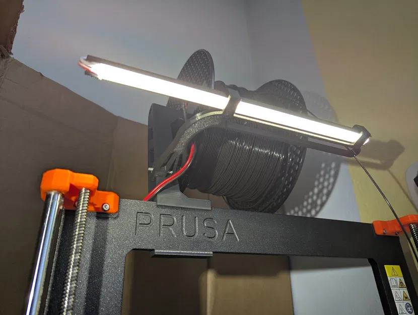 Dẫn filament kèm đèn cho giá đỡ cuộn 2kg của Original Prusa MK4 - Image 1