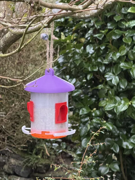 Bộ kit máng ăn cho chim xếp chồng (Stackable bird feeder kit) - Image 1