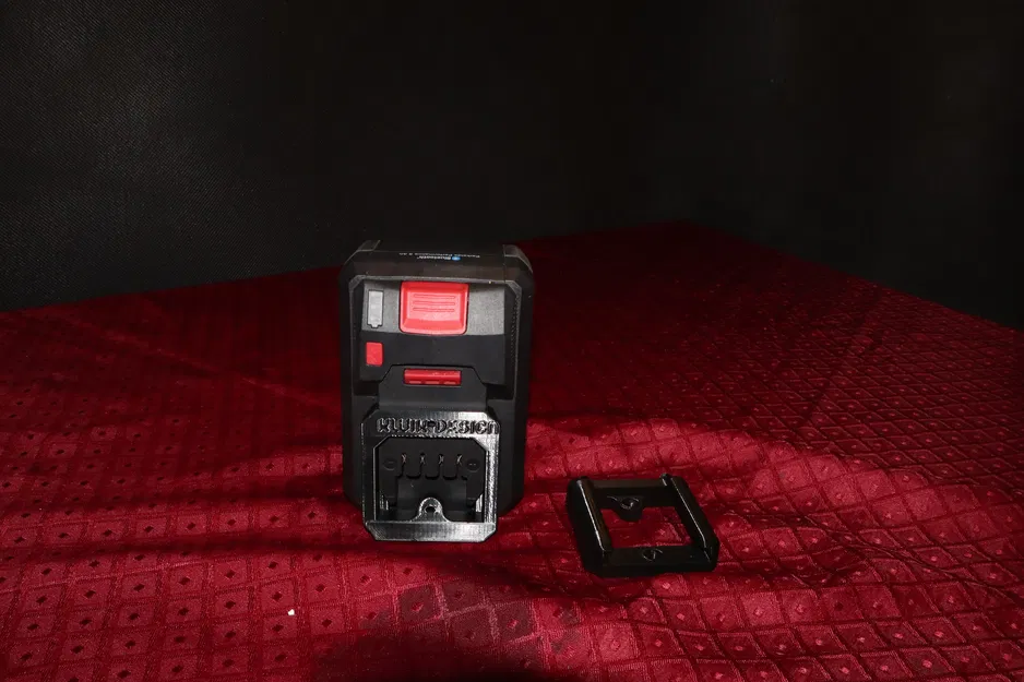 Kẹp treo pin Parkside X20V Team tối giản (Minimalist Parkside X20 Battery Holder) - Image 2