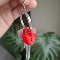 Móc Khóa Ổ Khóa Trái Tim (Keychain Heart Lock) - Thumbnail 4