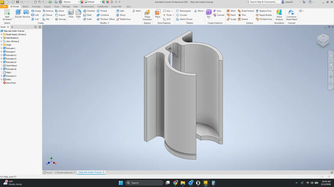 Bộ Nhả Đĩa Cắt 3" Gắn Tường (Wall Dispenser for 3" Cut Off Disk) - Image 1
