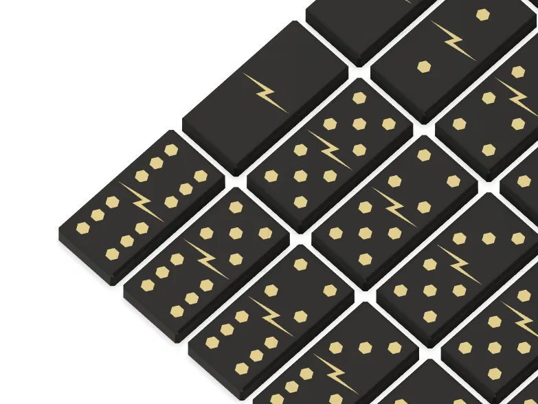 Bộ Domino Sang Trọng với Inlay Vàng Chính Xác - Image 4