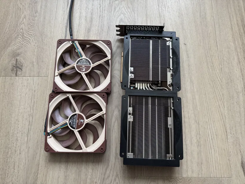 Giá đỡ quạt PNY 5080 cho 2x140mm - Image 2