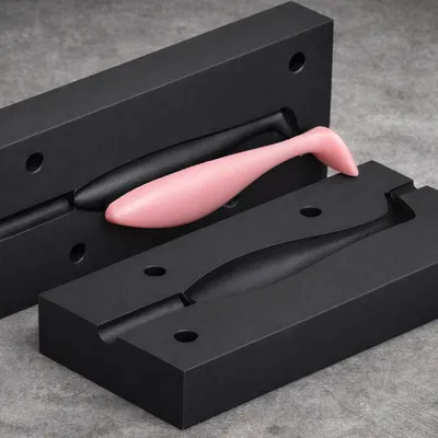 Khuôn Shad Softbait 9cm in 3D (Fishing Softbait Shad Mold 9cm)