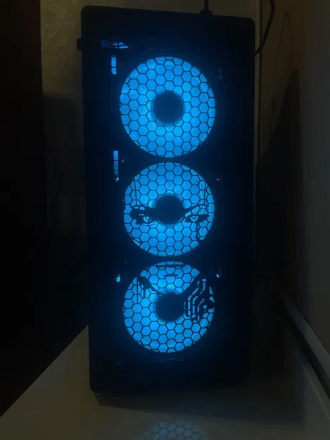 Cybernetic Evolution – Mặt trước case dạng honeycomb (hex-grid) - Image 1