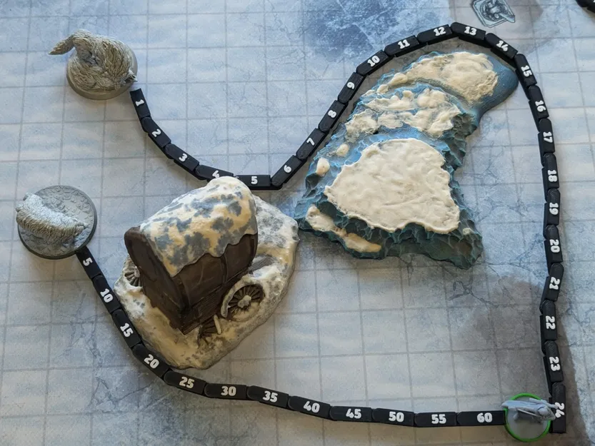 Thước dẻo cho tabletop gaming (Flexible rulers) - Image 1