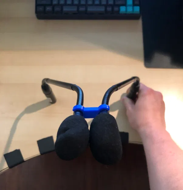 Kẹp “Presidential Mic Setup” cho Shure MX412/MX418 - Image 1