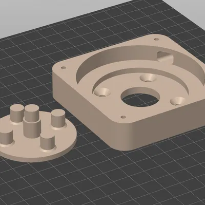 Bơm nhu động Nema 17 dùng bearing 605