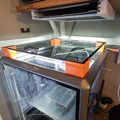 Simple K1 Max Riser – Nâng nắp trong suốt cho Creality K1 Max