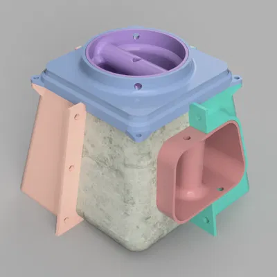 Bộ hâm nóng ly bê tông (The concrete cup warmer)