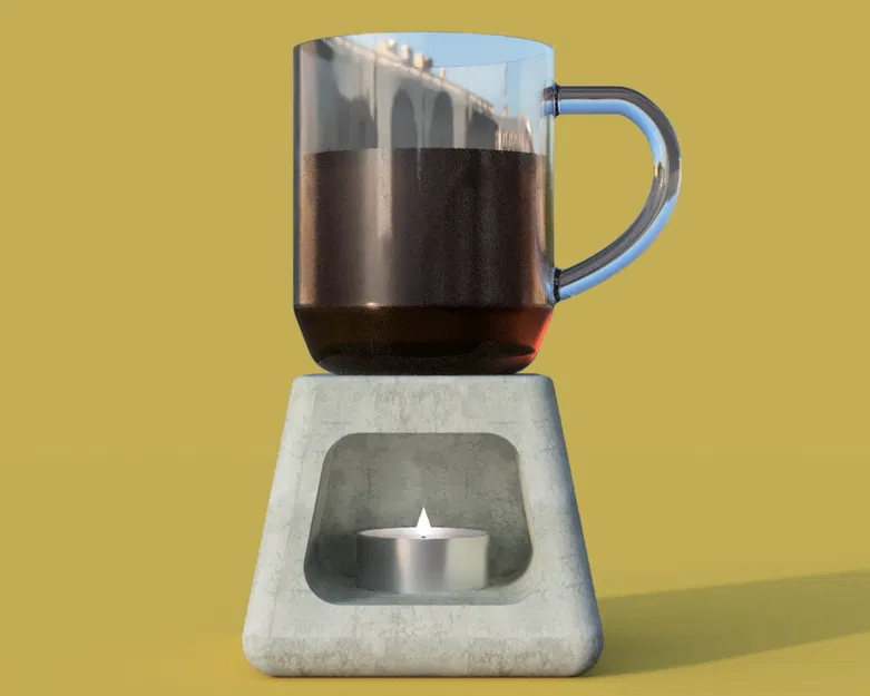 Bộ hâm nóng ly bê tông (The concrete cup warmer) - Image 3
