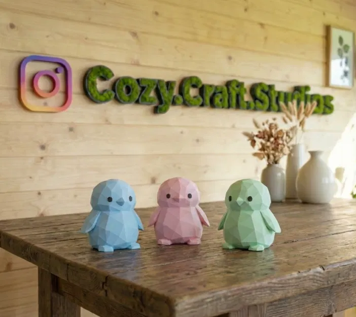 Chim Cánh Cụt Dễ Thương ♡ - Decor Origami Hình Học - Image 4