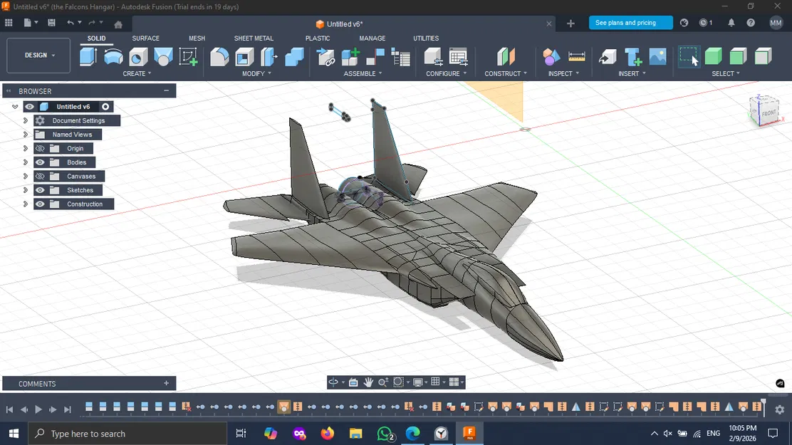 F-15 EAGLE – Mô hình máy bay dài 17cm - Image 2