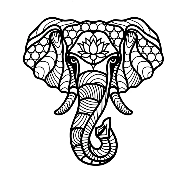 Voi (Elephant) – Tấm ốp tường trang trí - Image 1