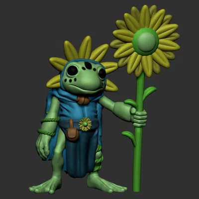 Grung flower druid