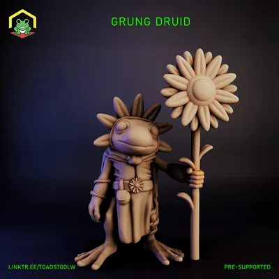 Grung flower druid