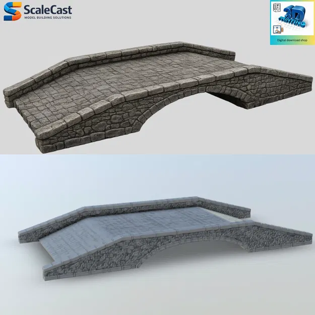 Cầu bắc qua mặt nước cho Wargame & Model Railway (Scenic Over Water Bridge) - Image 3