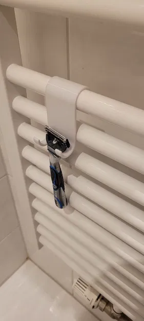 Giá treo dao cạo cho radiator phòng tắm - Image 2