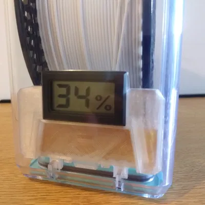 PolyDryer hộp desiccant thêm kèm đo ẩm, in không cần support (rmx)