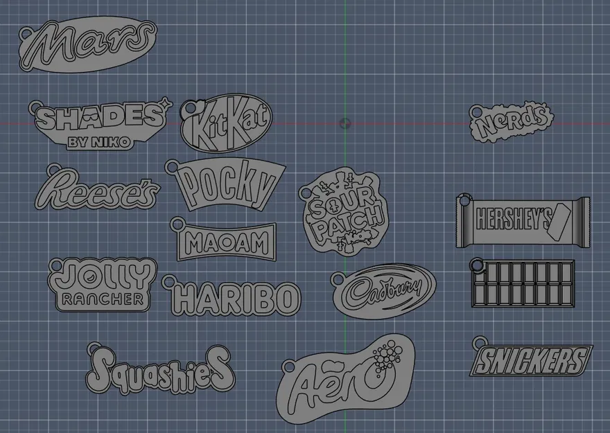 Móc khóa kẹo (Candy Keyrings) - Image 1