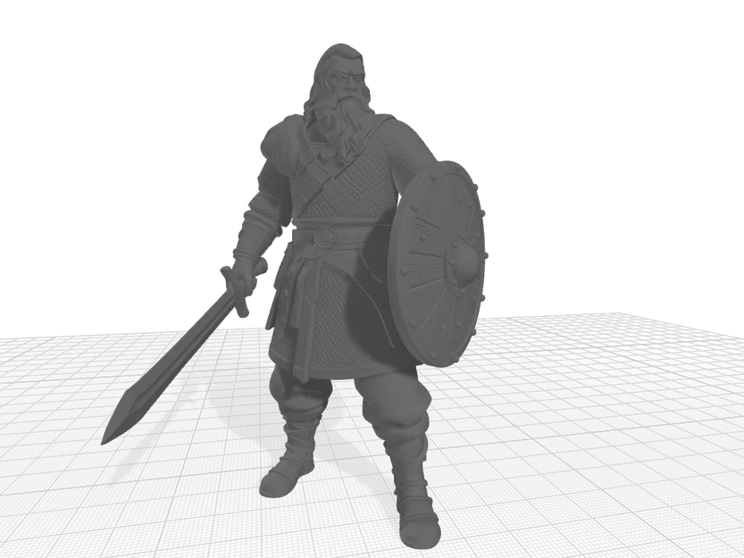 Chiến binh Vityaz của Rus cổ (1_kiếm và khiên) - Image 1