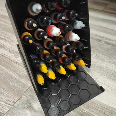 Hộp kiêm stand để sơn (Case stand for paints)