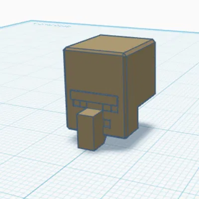 Mini13, Lucky13, Dummy13 - Đầu Villager Minecraft