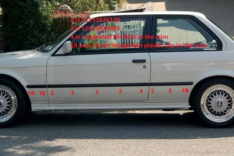 E30 Door Mold Clip – Clip thay thế cho nẹp cửa BMW E30 - Image 5