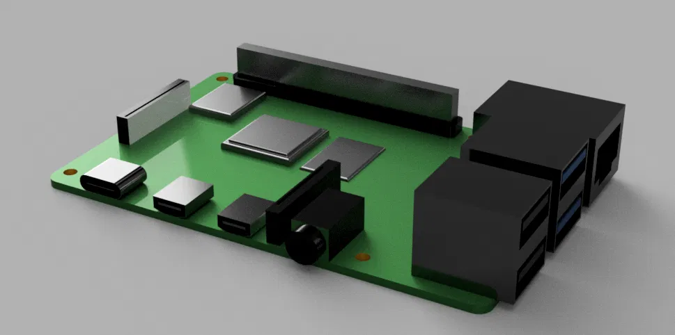 Raspberry Pi 4 Model B (Replica) – Mẫu mô phỏng/tham chiếu - Image 1