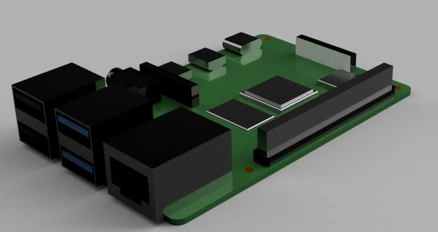 Raspberry Pi 4 Model B (Replica) – Mẫu mô phỏng/tham chiếu - Image 2