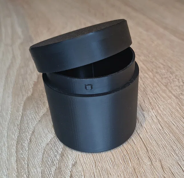 Hộp tròn có nắp khóa (đơn giản nhưng rất chắc chắn) - Image 2