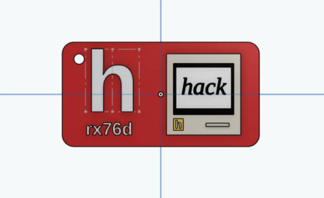 Móc khóa Hackclub x rx76d (onchain) - Image 1
