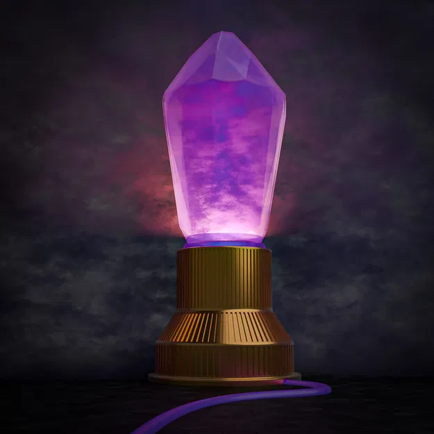 Đèn ngủ pha lê ma thuật E14 (Magical crystal night lamp E14) - Image 1