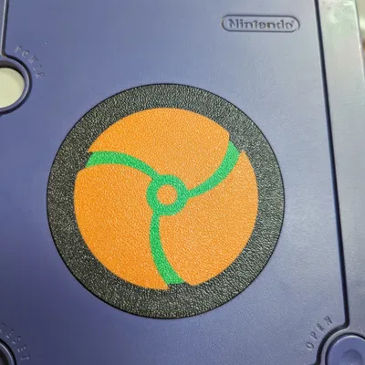 Jewel GameCube (miếng logo nắp máy) – bản thay thế in 3D
