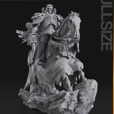 Mô hình Skull Knight figure (STL) để in 3D