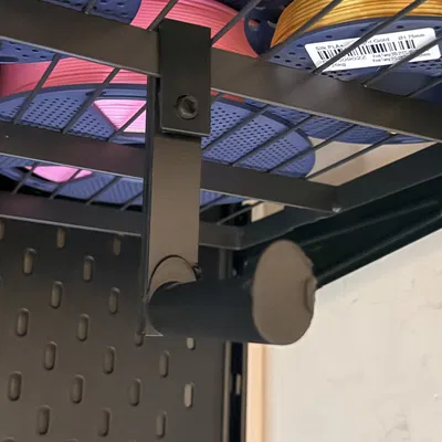 Giá treo cuộn filament cho kệ lưới (wire frame shelf)