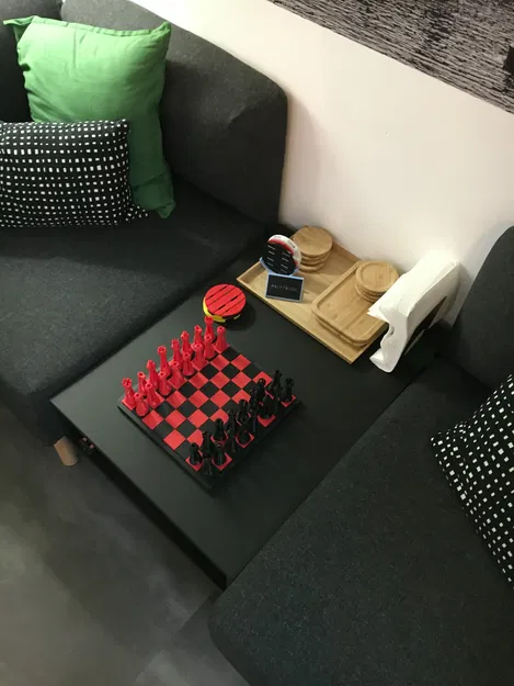 Bộ quân cờ vua phong cách tương lai (Futuristic chess figures) - Image 4