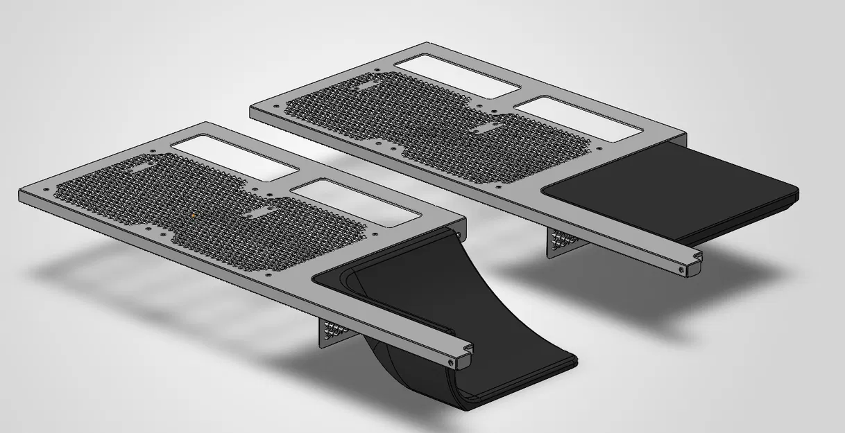 Nắp che & ống dẫn gió PSU shroud zin Frame 4000 - Image 1