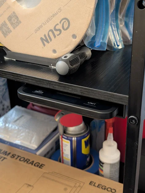 Khay lưu trữ gắn dưới bàn/desk (Under Table/Desk Storage Tray) - Image 3