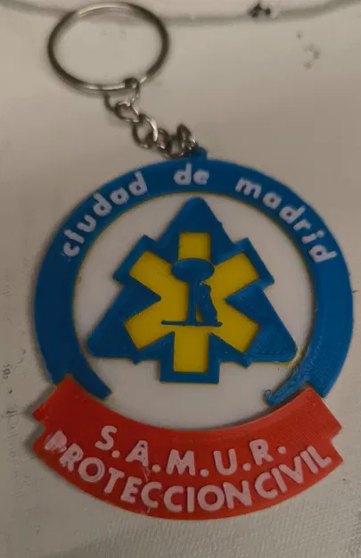 Móc khóa logo SAMUR - Image 1