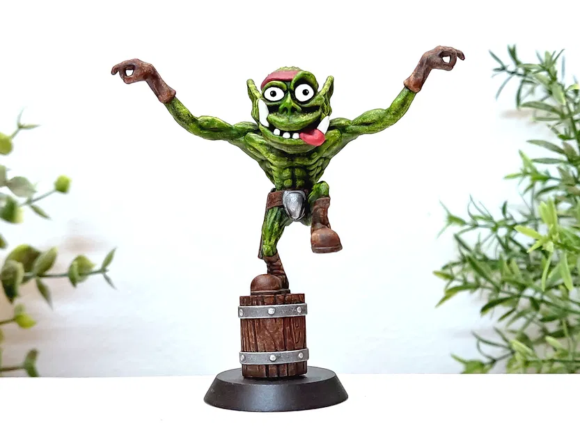 Orc Vogland Nuknuk – Miniature Fantasy 28mm (Presupported + Unsupported) - Image 1