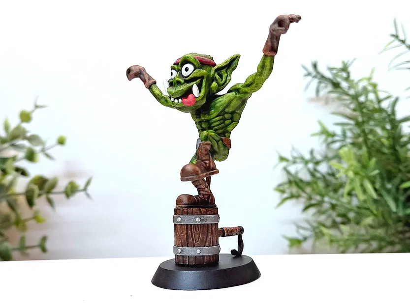 Orc Vogland Nuknuk – Miniature Fantasy 28mm (Presupported + Unsupported) - Image 2