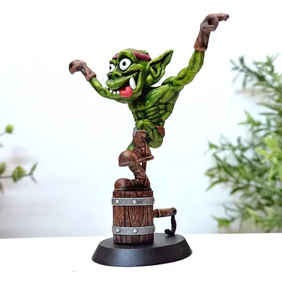 Orc Vogland Nuknuk – Miniature Fantasy 28mm (Presupported + Unsupported)