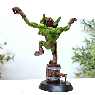 Orc Vogland Nuknuk – Miniature Fantasy 28mm (Presupported + Unsupported)