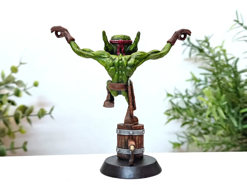 Orc Vogland Nuknuk – Miniature Fantasy 28mm (Presupported + Unsupported) - Image 5