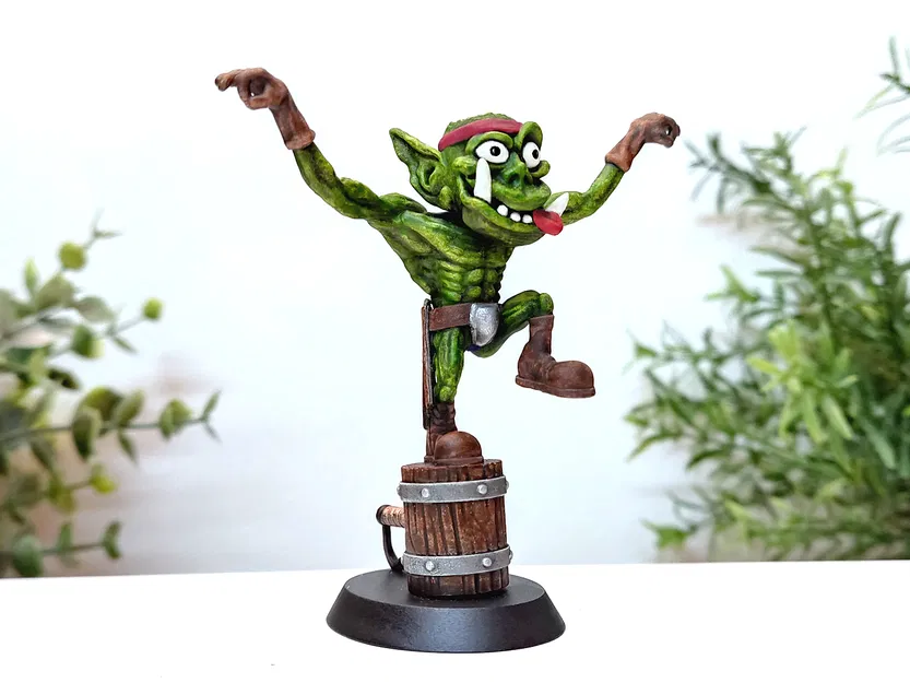 Orc Vogland Nuknuk – Miniature Fantasy 28mm (Presupported + Unsupported) - Image 8